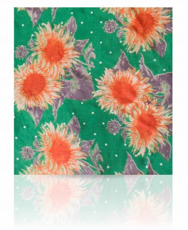 Шейный Платочек Женский SS.KV-SUNFLOW/TURQU